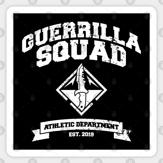 Guerrilla Squad Sticker by d4n13ldesigns